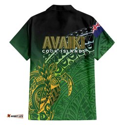 Cook Islands Rugby Kuki Avaiki Hawaiian Shirt Tribal Turtle LT7