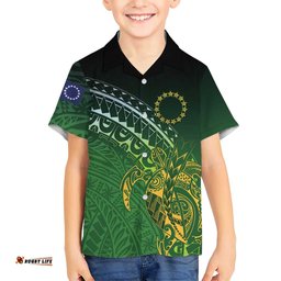 Cook Islands Rugby Kuki Avaiki Hawaiian Shirt Tribal Turtle LT7