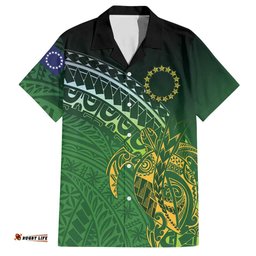 Cook Islands Rugby Kuki Avaiki Hawaiian Shirt Tribal Turtle LT7