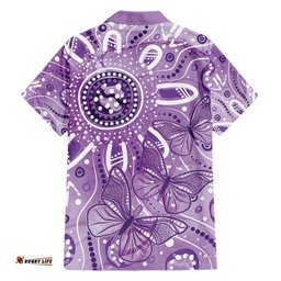 Australia Epilepsy Awareness Indigenous Hawaiian Shirt Butterfly Aboriginal Art LT7