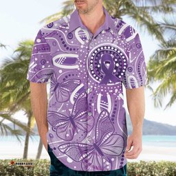 Australia Epilepsy Awareness Indigenous Hawaiian Shirt Butterfly Aboriginal Art LT7