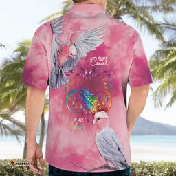 Australia Fight Cancer In All Colors Hawaiian Shirt Galah Pink Tie Dye LT7