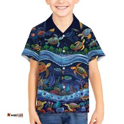 Australian Landscapes Hawaiian Shirt Aboriginal Dreamtime Story LT9