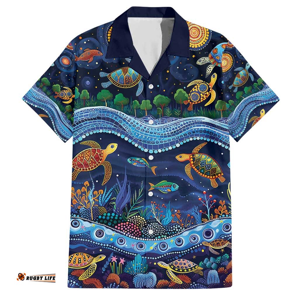 Australian Landscapes Hawaiian Shirt Aboriginal Dreamtime Story LT9
