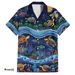 Australian Landscapes Hawaiian Shirt Aboriginal Dreamtime Story LT9