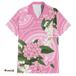 Australia Lilly Pilly Riberry Hawaiian Shirt Aussie Native Flowers Indigenous Art LT14