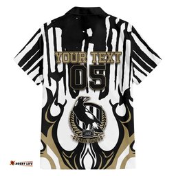 Custom Collingwood Black Hawaiian Shirt Unique Style DT05