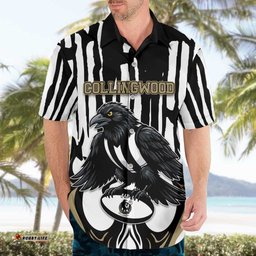 Custom Collingwood Black Hawaiian Shirt Unique Style DT05