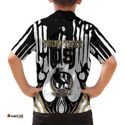 Custom Collingwood Black Hawaiian Shirt Unique Style DT05