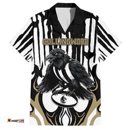 Custom Collingwood Black Hawaiian Shirt Unique Style DT05
