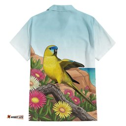 Australia Rock Parrot Hawaiian Shirt Pigface Carpobrotus Rocky Island Vibes LT14