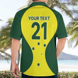 Custom Australia Cricket Spirit 2026 Hawaiian Shirt World T20 Edition LT9