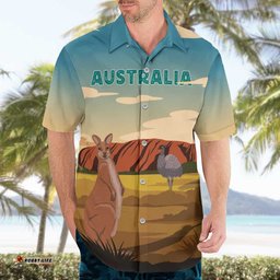 Australia Personalized Hawaiian Shirt Uluru Scenery LT7
