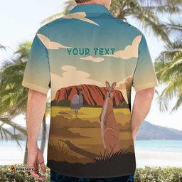 Australia Personalized Hawaiian Shirt Uluru Scenery LT7