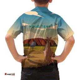 Australia Personalized Hawaiian Shirt Uluru Scenery LT7
