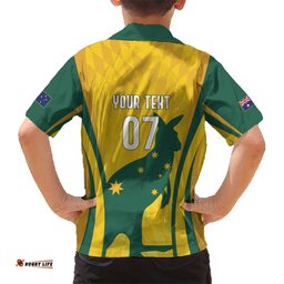 Australia Socceroos Custom Hawaiian Shirt 2026 Forever Golden LT7