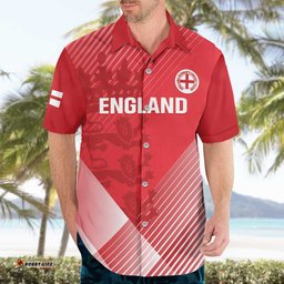 Custom England Cricket Hawaiian Shirt Go Champions Sporty Style LT14