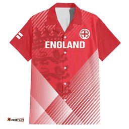 Custom England Cricket Hawaiian Shirt Go Champions Sporty Style LT14