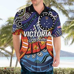 Australia Victoria State Hawaiian Shirt Peace and Prosperity LT9
