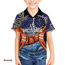 Australia Victoria State Hawaiian Shirt Peace and Prosperity LT9