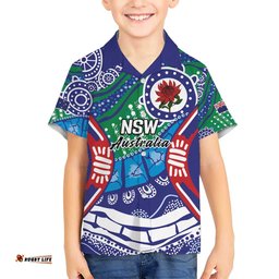 Australia New South Wales Hawaiian Shirt NSW Orta Recens Quam Pura Nites LT9