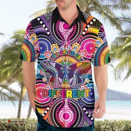 Australia Indigenous Autism Awareness Hawaiian Shirt Its Okay To Be Different LT05