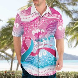 Australia Hereditary Cancer Awareness Hawaiian Shirt Never Give Up LT05
