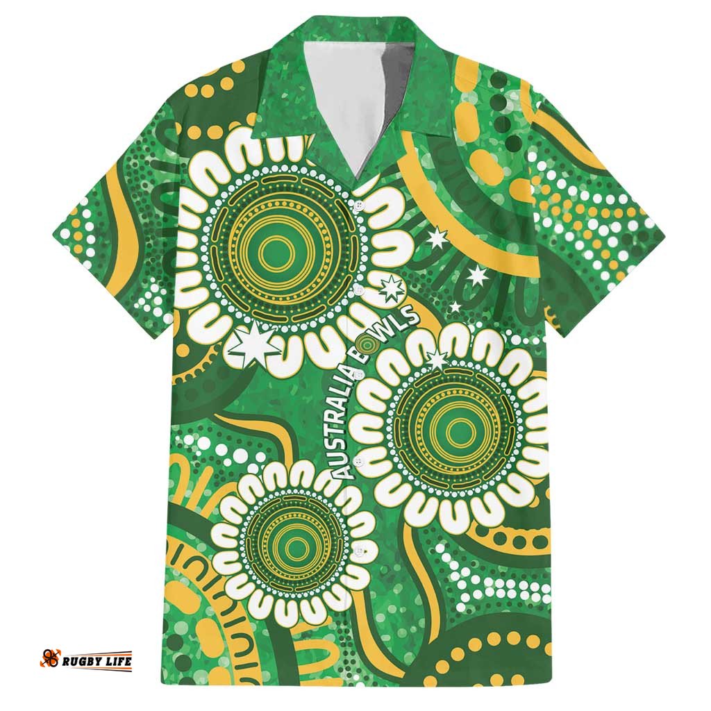 Bowls Australia Custom Hawaiian Shirt Aboriginal Art National Color LT14