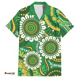 Bowls Australia Custom Hawaiian Shirt Aboriginal Art National Color LT14