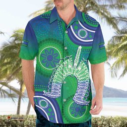Australia Torres Strait Islanders Hawaiian Shirt Dhari Aboriginal Pattern LT14