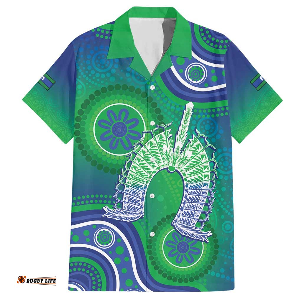Australia Torres Strait Islanders Hawaiian Shirt Dhari Aboriginal Pattern LT14
