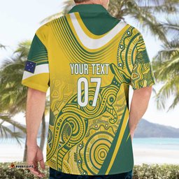 Australia Custom Indigenous Hawaiian Shirt WC2026 Socceroos Aboriginal Arts LT7