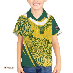 Australia Custom Indigenous Hawaiian Shirt WC2026 Socceroos Aboriginal Arts LT7
