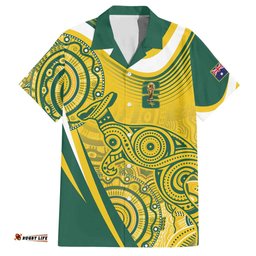 Australia Custom Indigenous Hawaiian Shirt WC2026 Socceroos Aboriginal Arts LT7