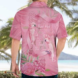 Australia Breast Cancer Awareness Hawaiian Shirt Think Pink Cockatoos Ribbon LT14