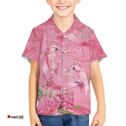 Australia Breast Cancer Awareness Hawaiian Shirt Think Pink Cockatoos Ribbon LT14