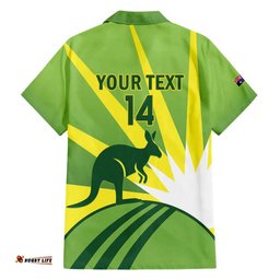 Custom Australia Cricket Hawaiian Shirt Go Champions Aussies LT14