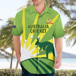 Custom Australia Cricket Hawaiian Shirt Go Champions Aussies LT14