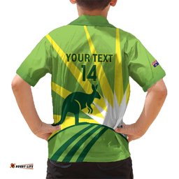 Custom Australia Cricket Hawaiian Shirt Go Champions Aussies LT14