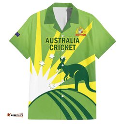 Custom Australia Cricket Hawaiian Shirt Go Champions Aussies LT14