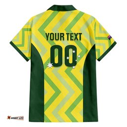 Custom Australia Socceroos 2025 Hawaiian Shirt Forever Golden LT01