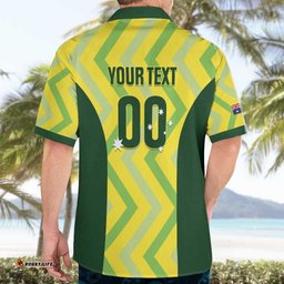 Custom Australia Socceroos 2025 Hawaiian Shirt Forever Golden LT01