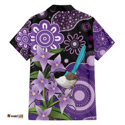 Australia Epilepsy Awareness Hawaiian Shirt Purple-crowned Fairywren Boronia Aboriginal LT14