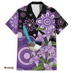 Australia Epilepsy Awareness Hawaiian Shirt Purple-crowned Fairywren Boronia Aboriginal LT14