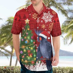 Australia Palm Cockatoo Christmas Hawaiian Shirt Goliath Cockatoo Santa Merry Chrissie LT14