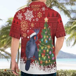 Australia Palm Cockatoo Christmas Hawaiian Shirt Goliath Cockatoo Santa Merry Chrissie LT14