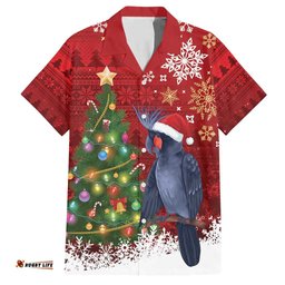 Australia Palm Cockatoo Christmas Hawaiian Shirt Goliath Cockatoo Santa Merry Chrissie LT14