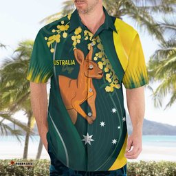 Australia Day Hawaiian Shirt Kangaroo National Color LT7
