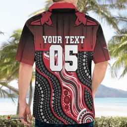 Custom Essendon Go Bombers Hawaiian Shirt Don The Sash DT05