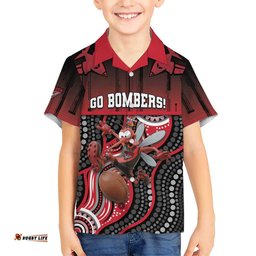 Custom Essendon Go Bombers Hawaiian Shirt Don The Sash DT05